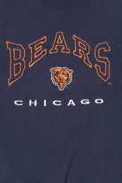 Vintage Navy Blue Chicago Bears Football Sweatshirt (1990s)