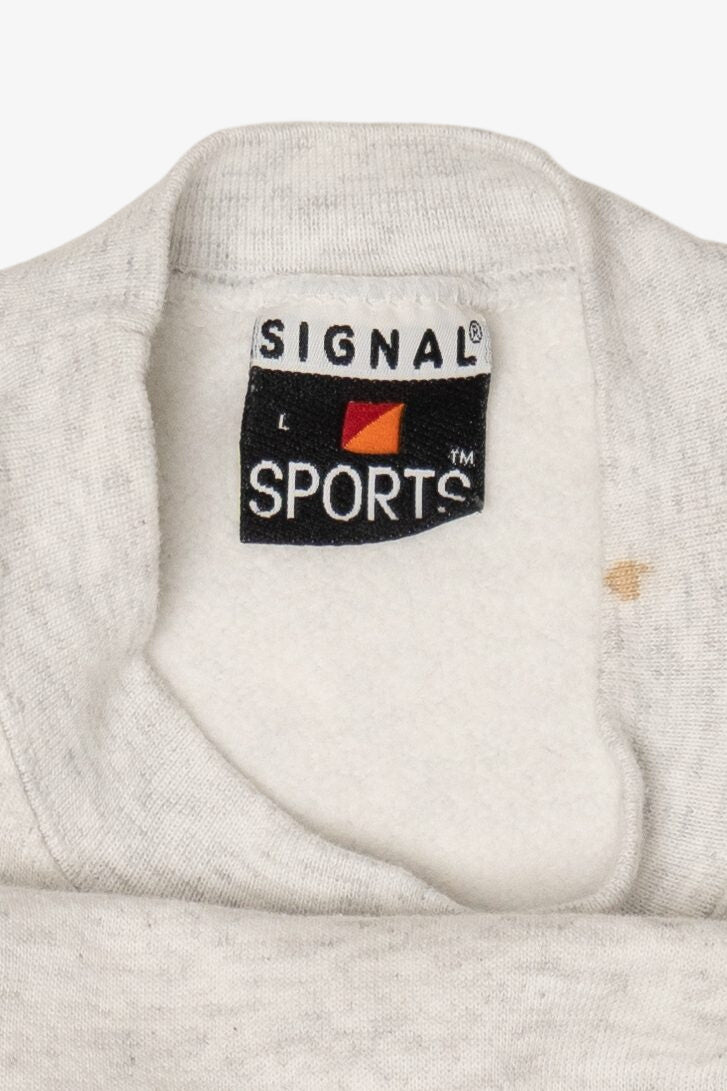 Vintage Grey Signal Sport Athletic Attic Sweatshirt (1990s)