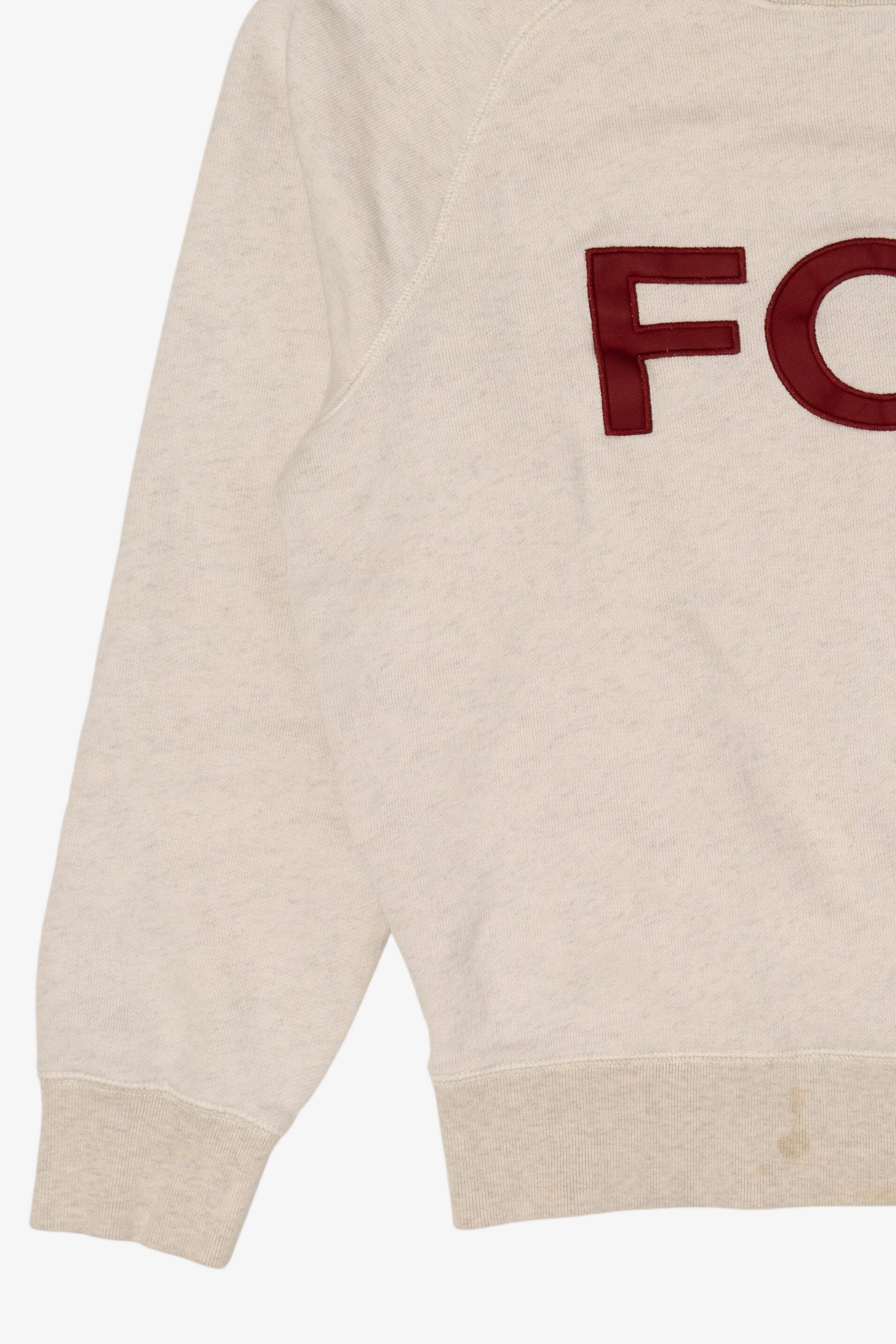 Vintage Beige Nike "FCB" Sweatshirt (1990s)