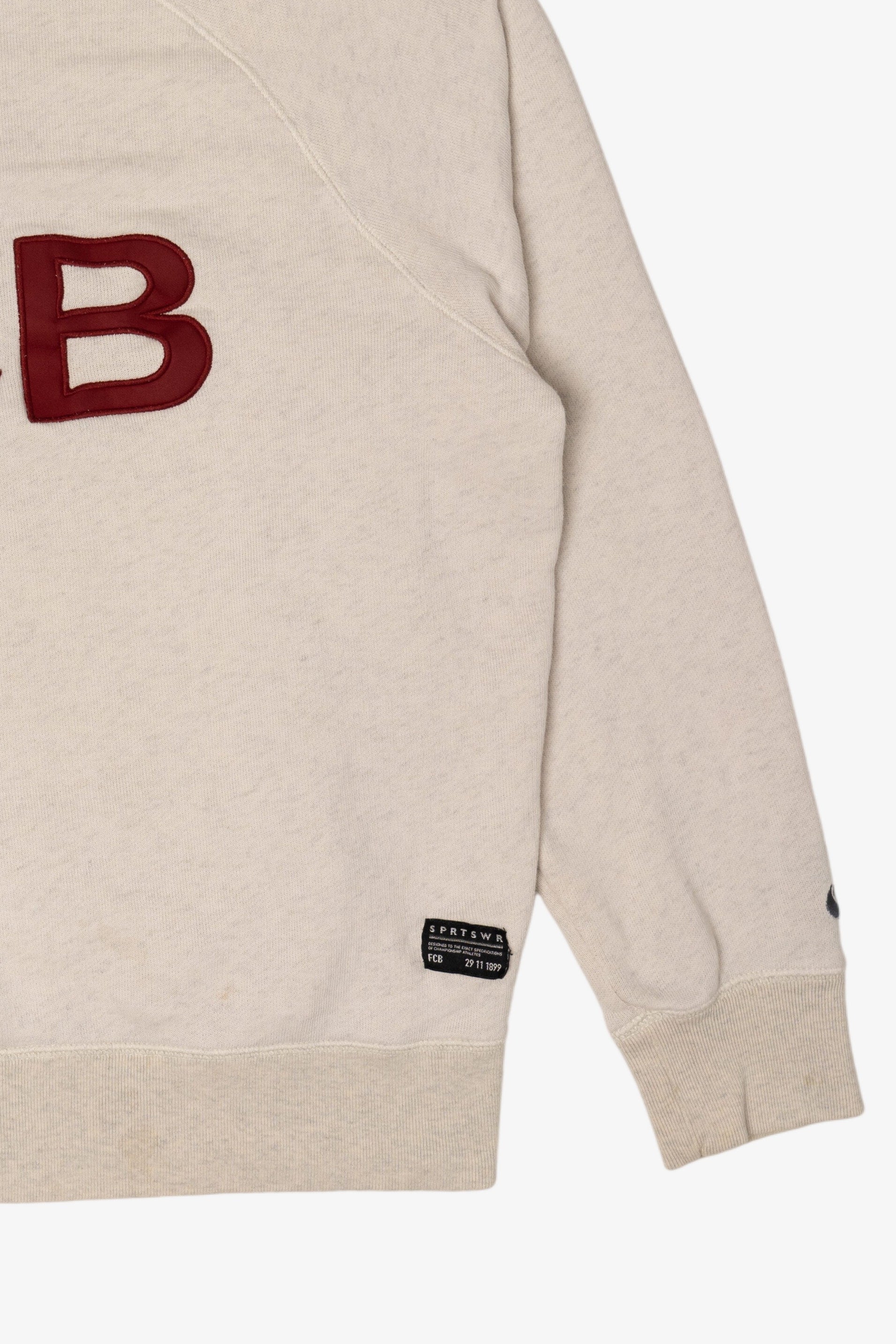 Vintage Beige Nike "FCB" Sweatshirt (1990s)