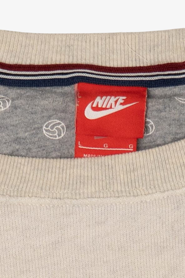 Vintage Beige Nike "FCB" Sweatshirt (1990s)