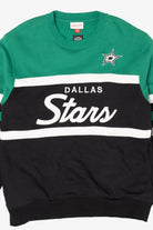Green Mitchell & Ness Dallas Stars NHL Sweatshirt
