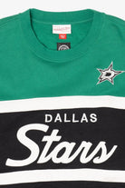 Green Mitchell & Ness Dallas Stars NHL Sweatshirt