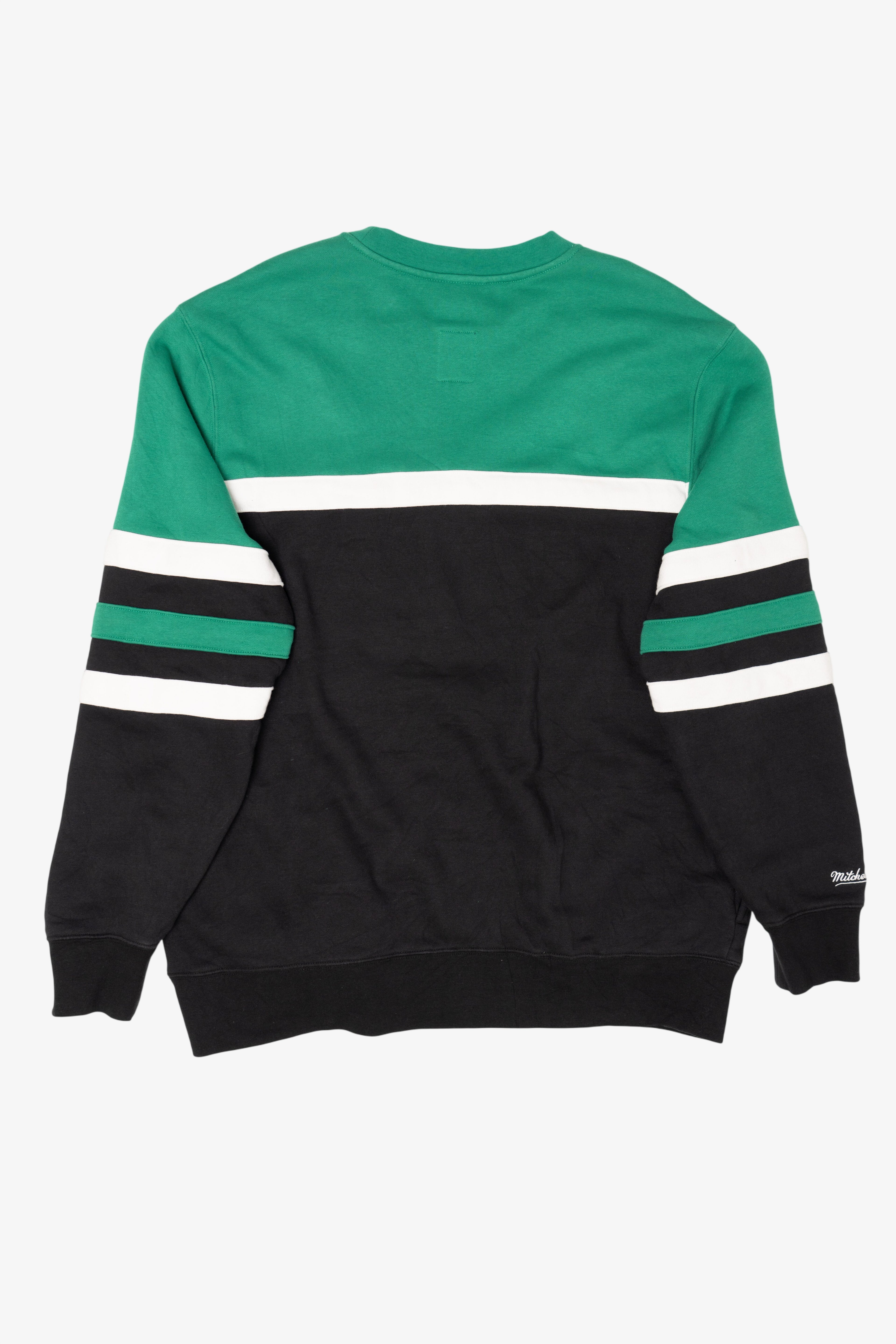 Green Mitchell & Ness Dallas Stars NHL Sweatshirt