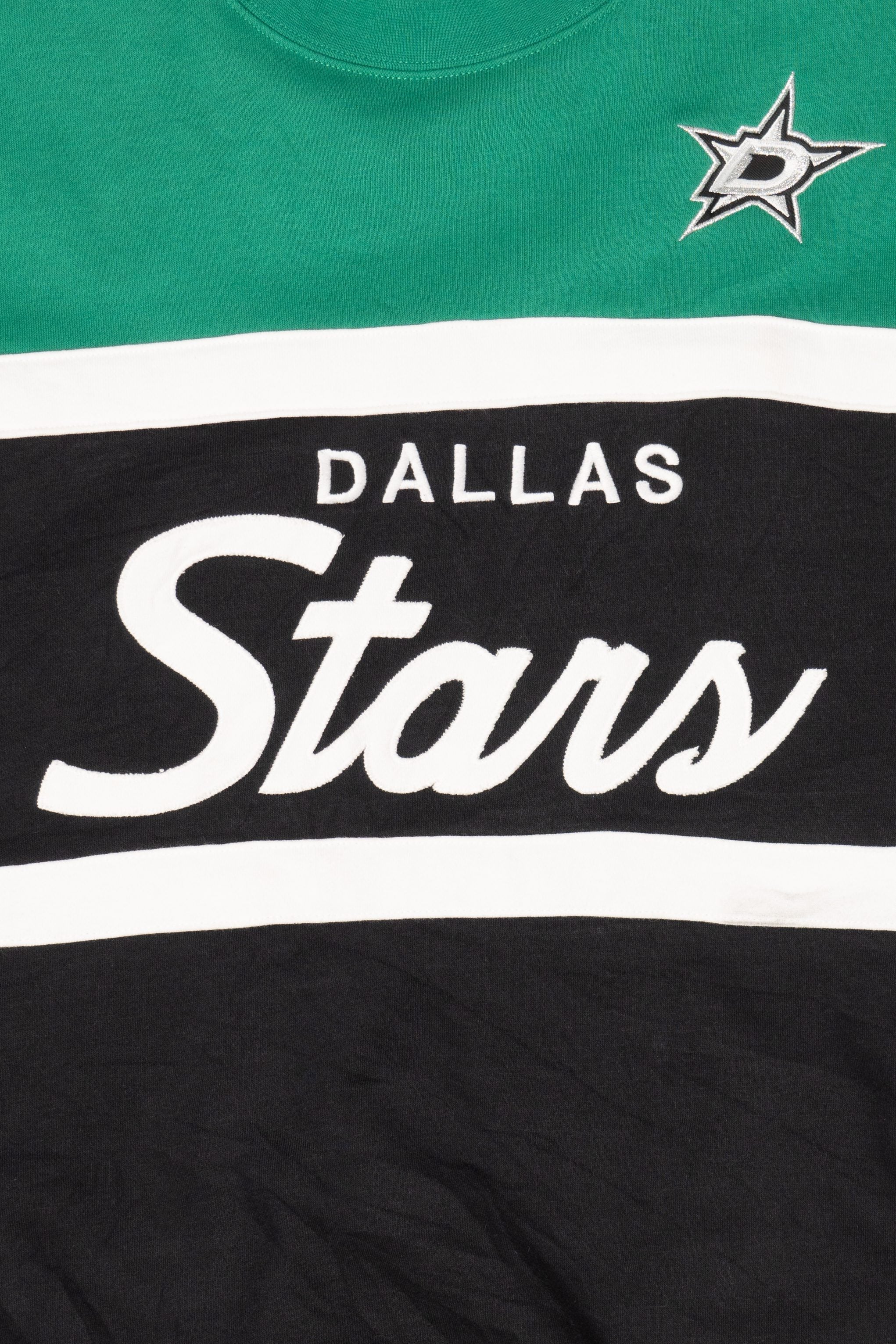 Green Mitchell & Ness Dallas Stars NHL Sweatshirt