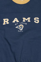 Vintage Navy Blue St. Louis Rams NFL Sweatshirt