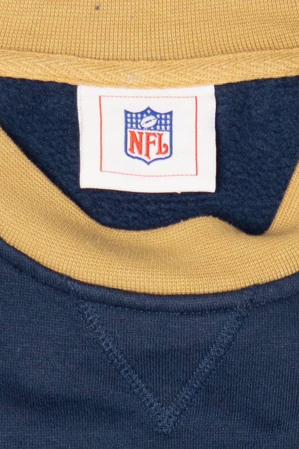 Vintage Navy Blue St. Louis Rams NFL Sweatshirt
