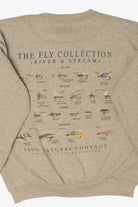 Vintage "The Fly Collection" Fishing Sweatshirt (1990s)
