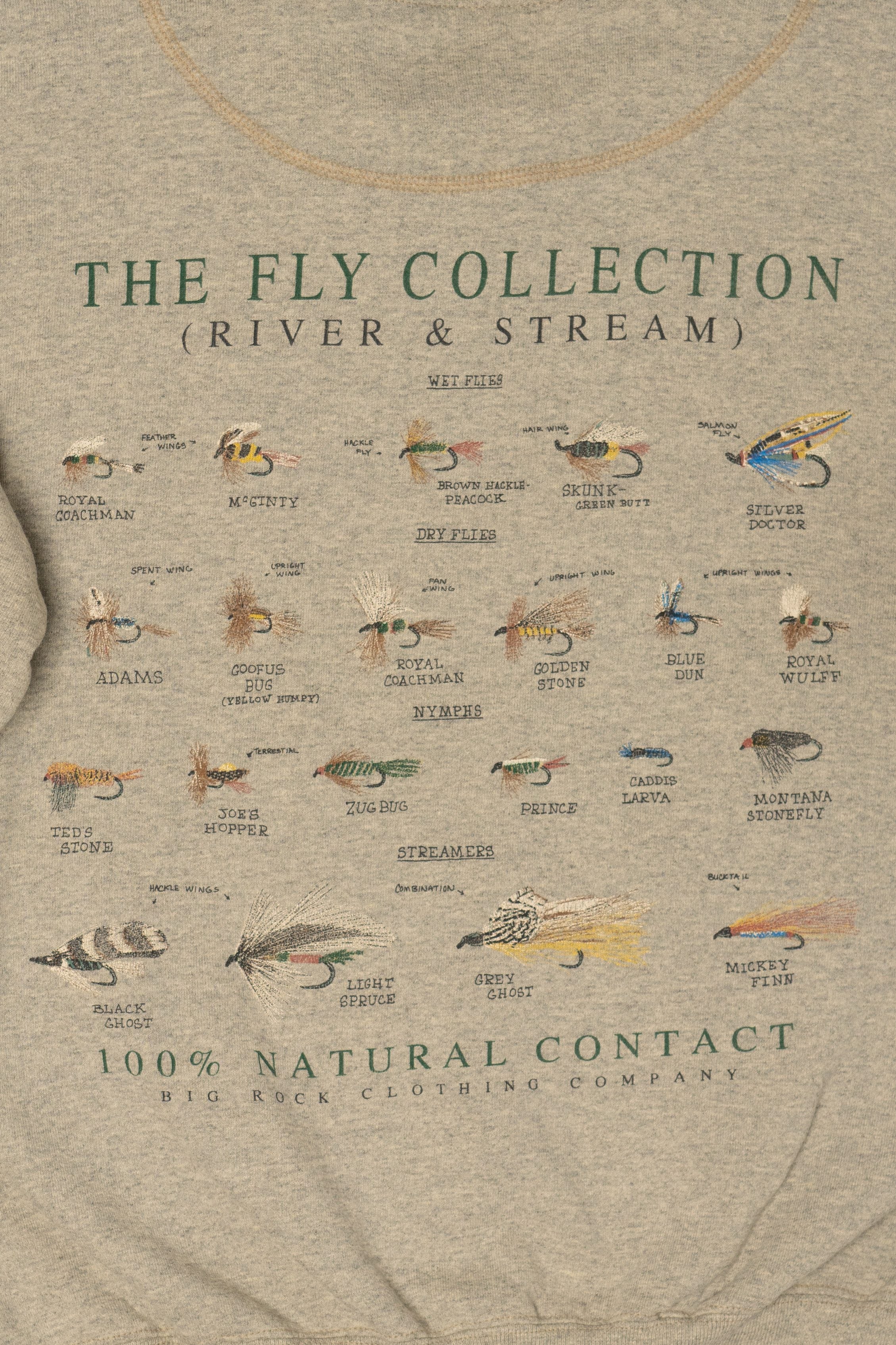 Vintage "The Fly Collection" Fishing Sweatshirt (1990s)