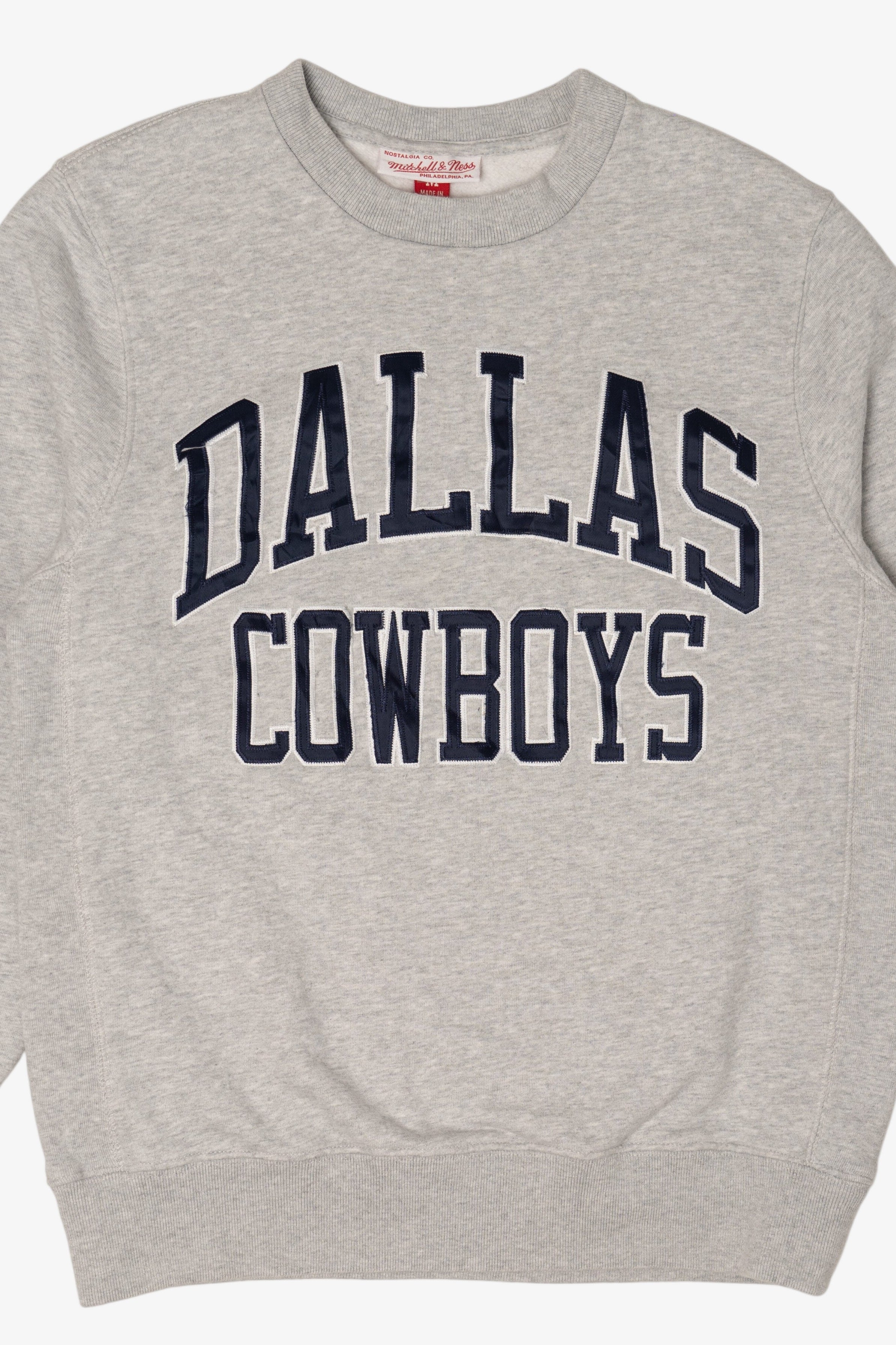Light Gray Dallas Cowboys Football Vintage Sweatshirt