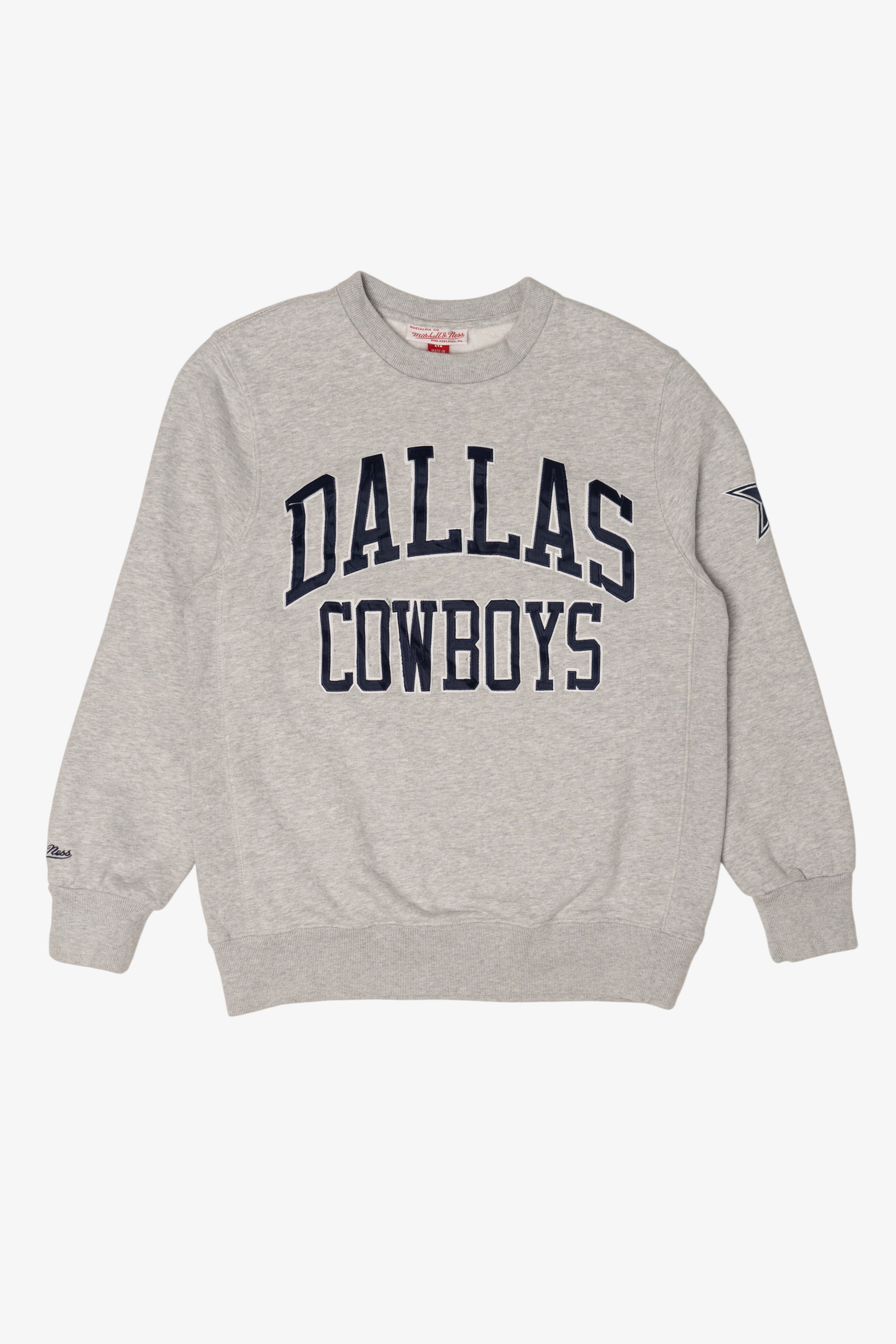 Light Gray Dallas Cowboys Football Vintage Sweatshirt
