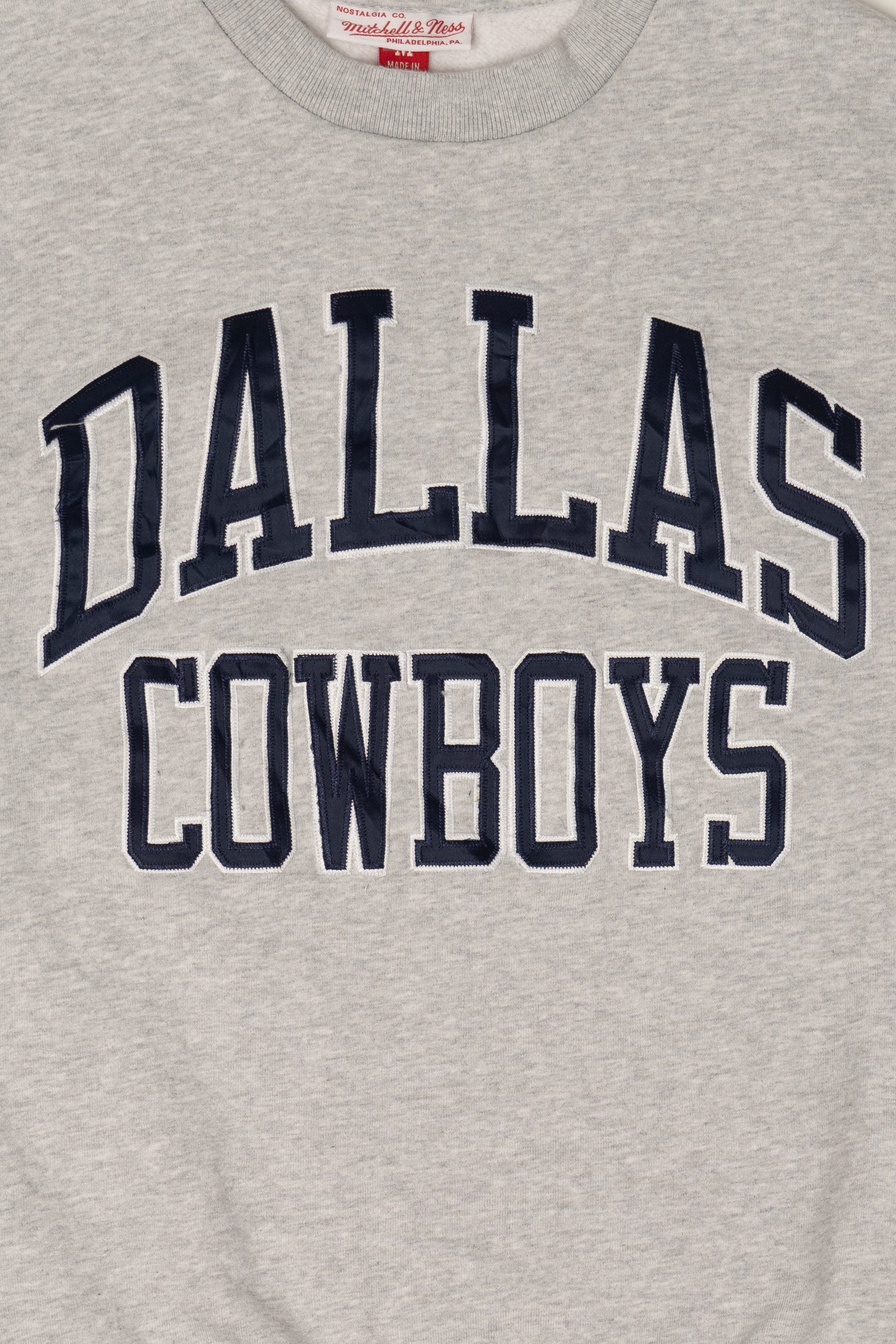 Light Gray Dallas Cowboys Football Vintage Sweatshirt
