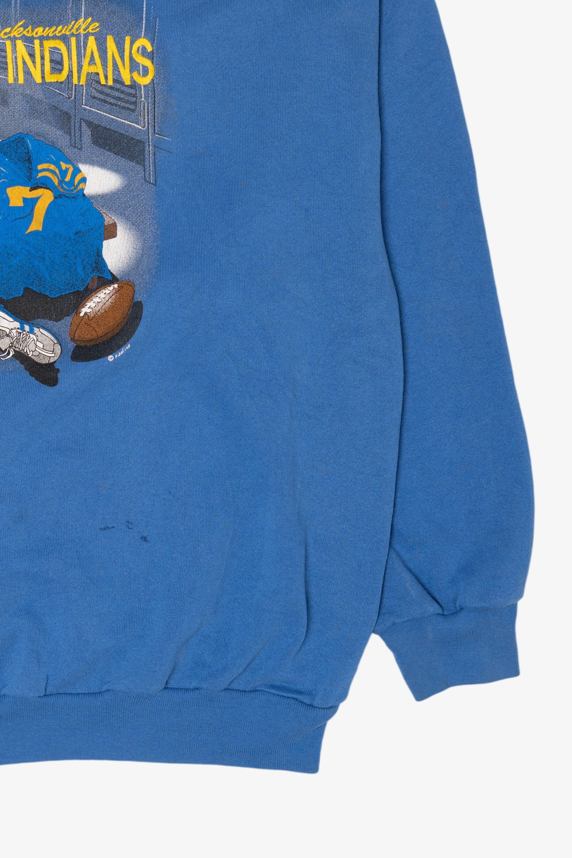 Vintage Blue Jacksonville Indians Sweatshirt (1990s)
