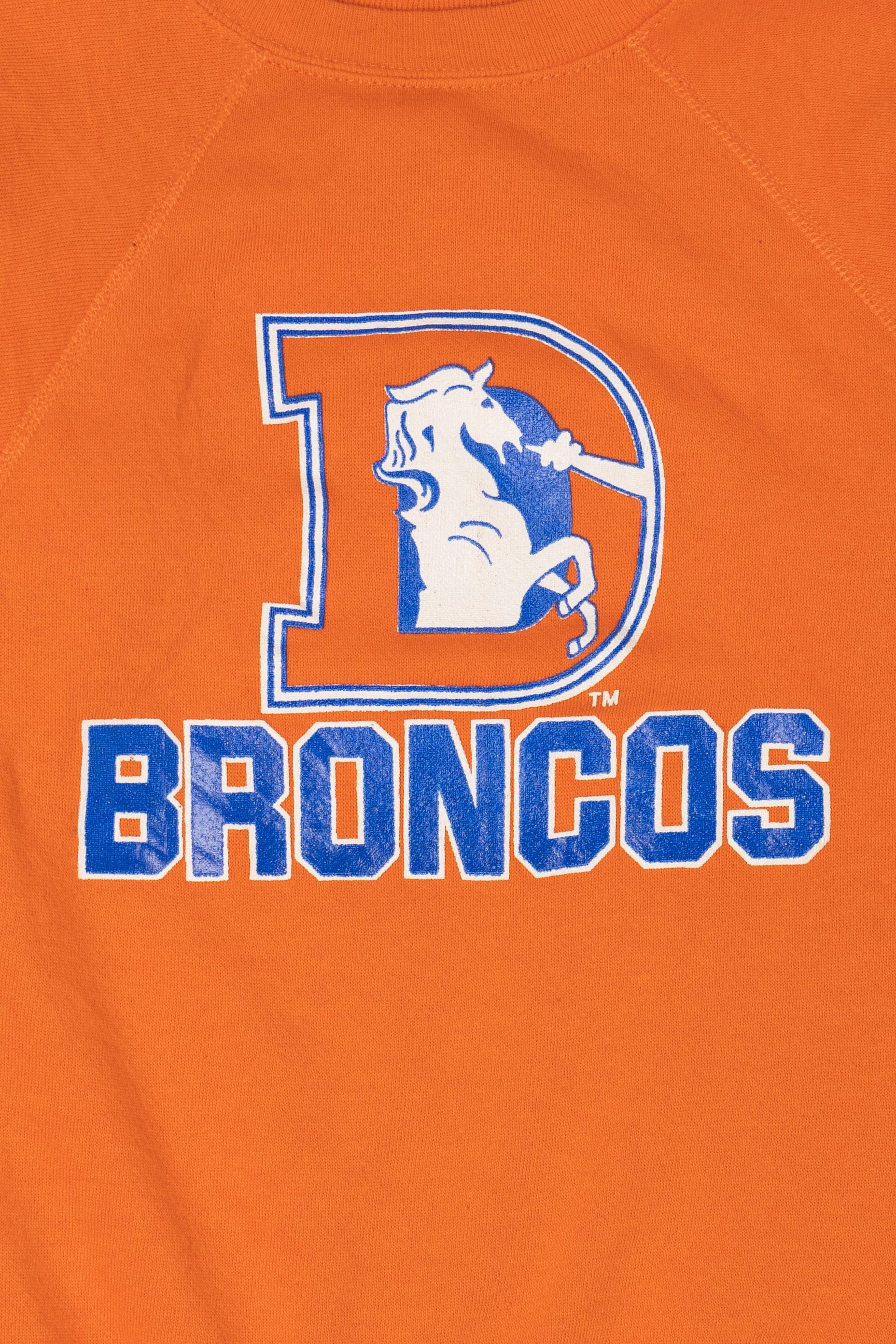 Vintage Denver Broncos Raglan Sweatshirt (1980s)