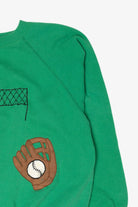 Vintage Green Sports Raglan Sweatshirt (1980s)