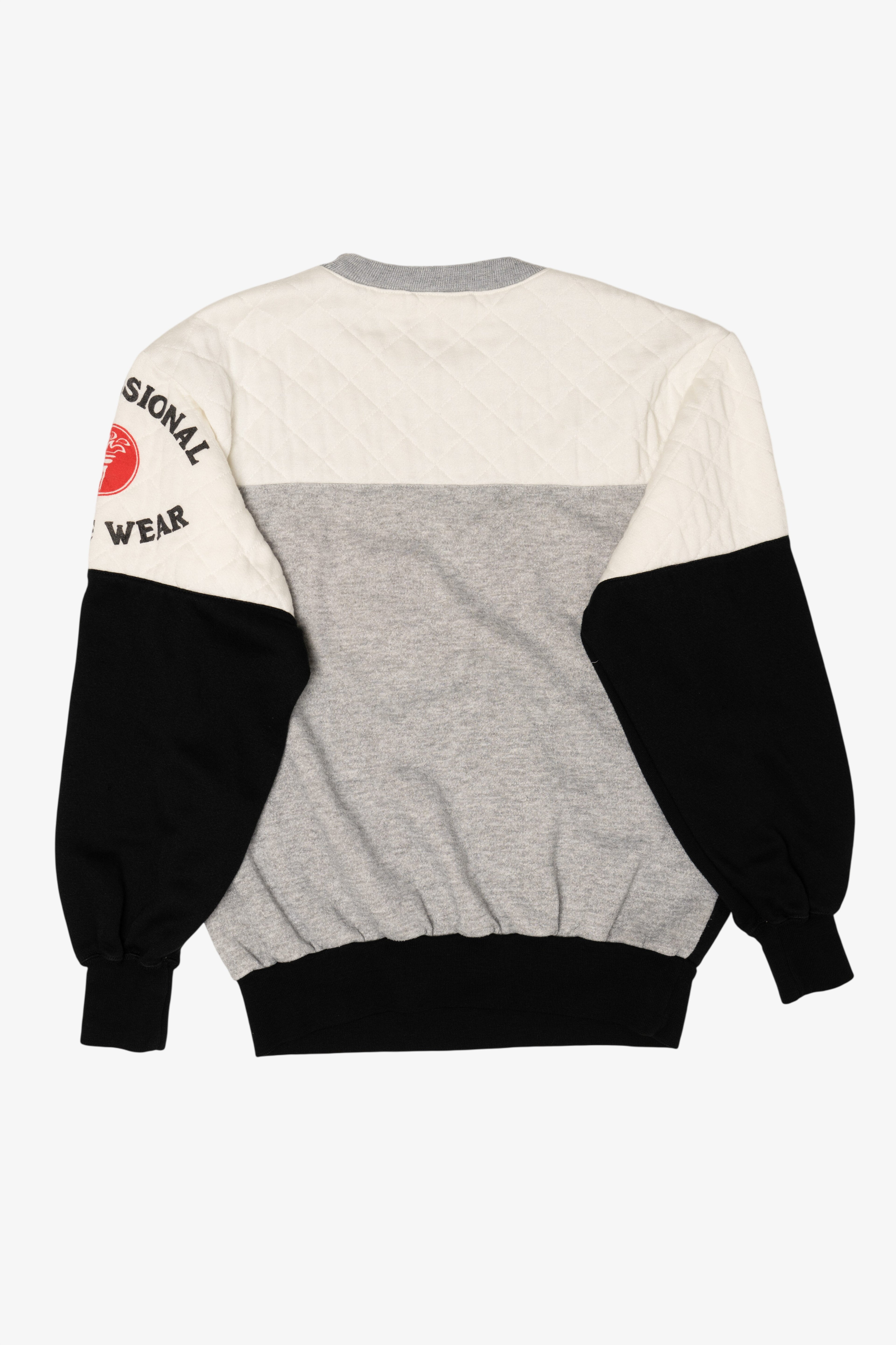 Vintage Athlete Professional Active Wear Quilted Sweatshirt (1990s)