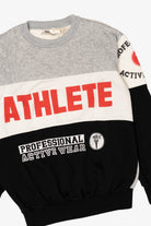 Vintage Athlete Professional Active Wear Quilted Sweatshirt (1990s)