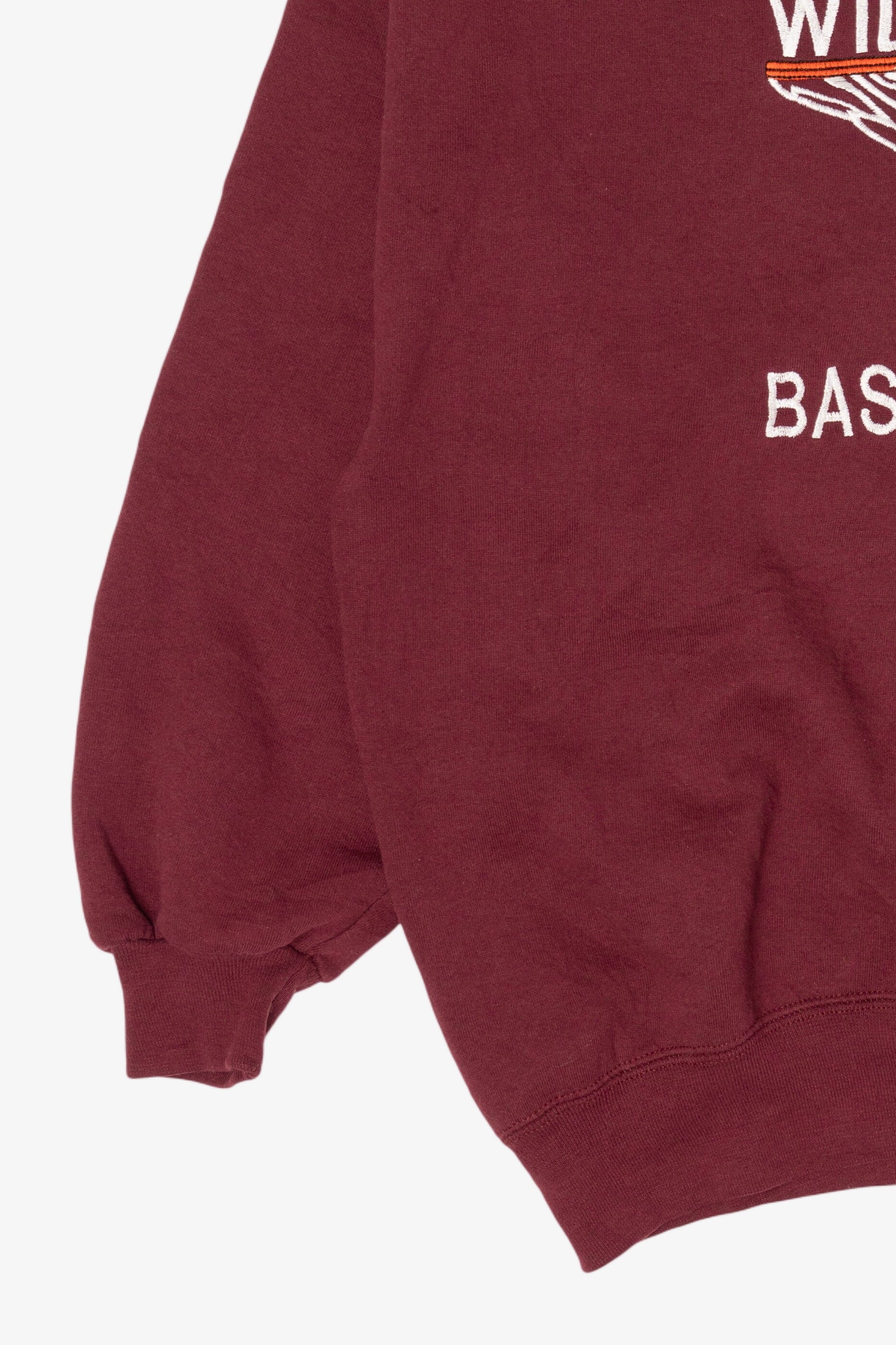 Vintage Burgundy Wildcat Basketball Sweatshirt (1990s)
