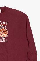 Vintage Burgundy Wildcat Basketball Sweatshirt (1990s)