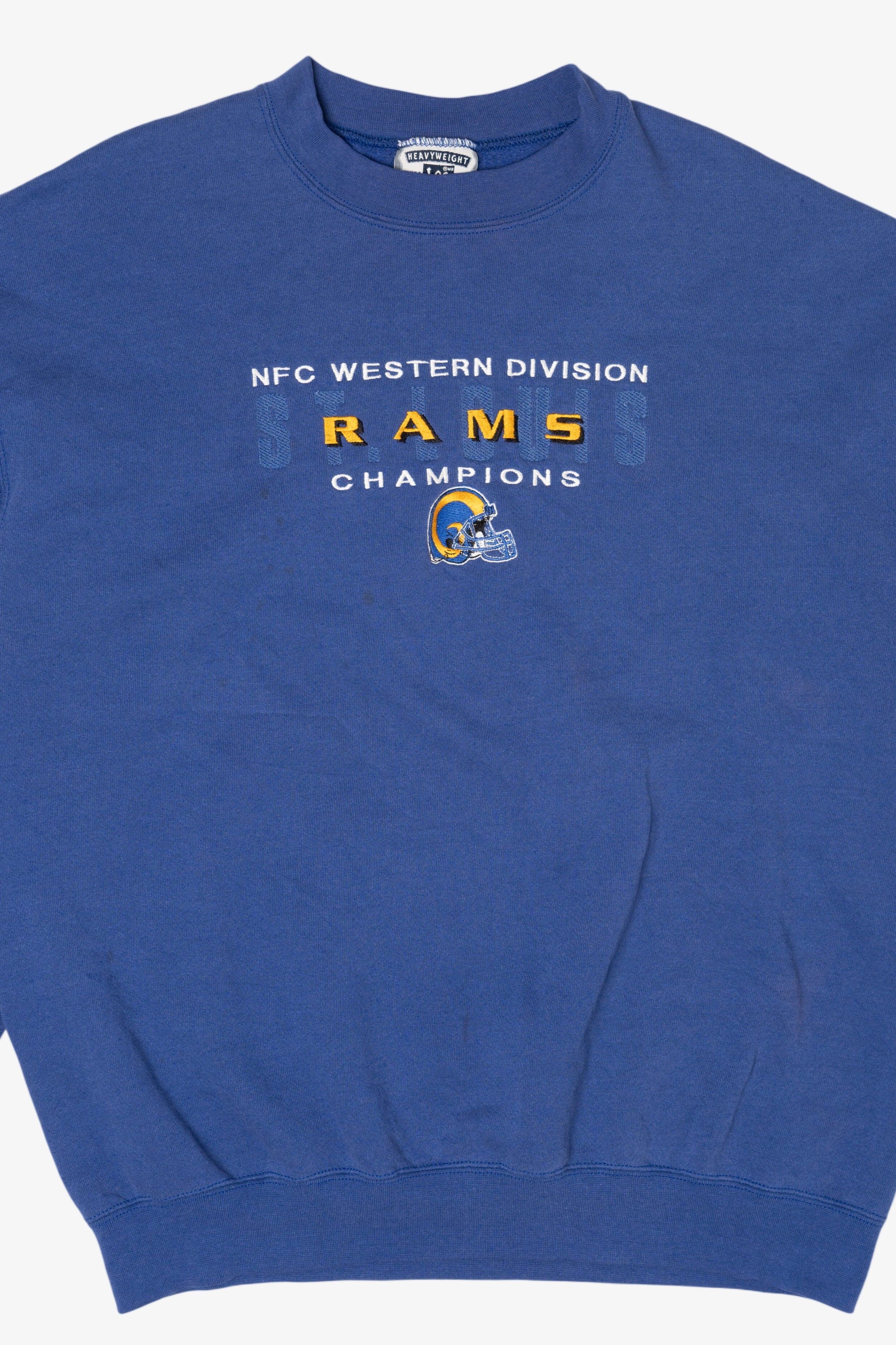 Vintage Saint Louis Rams NFC Western Division Champions Sweatshirt (1990s)
