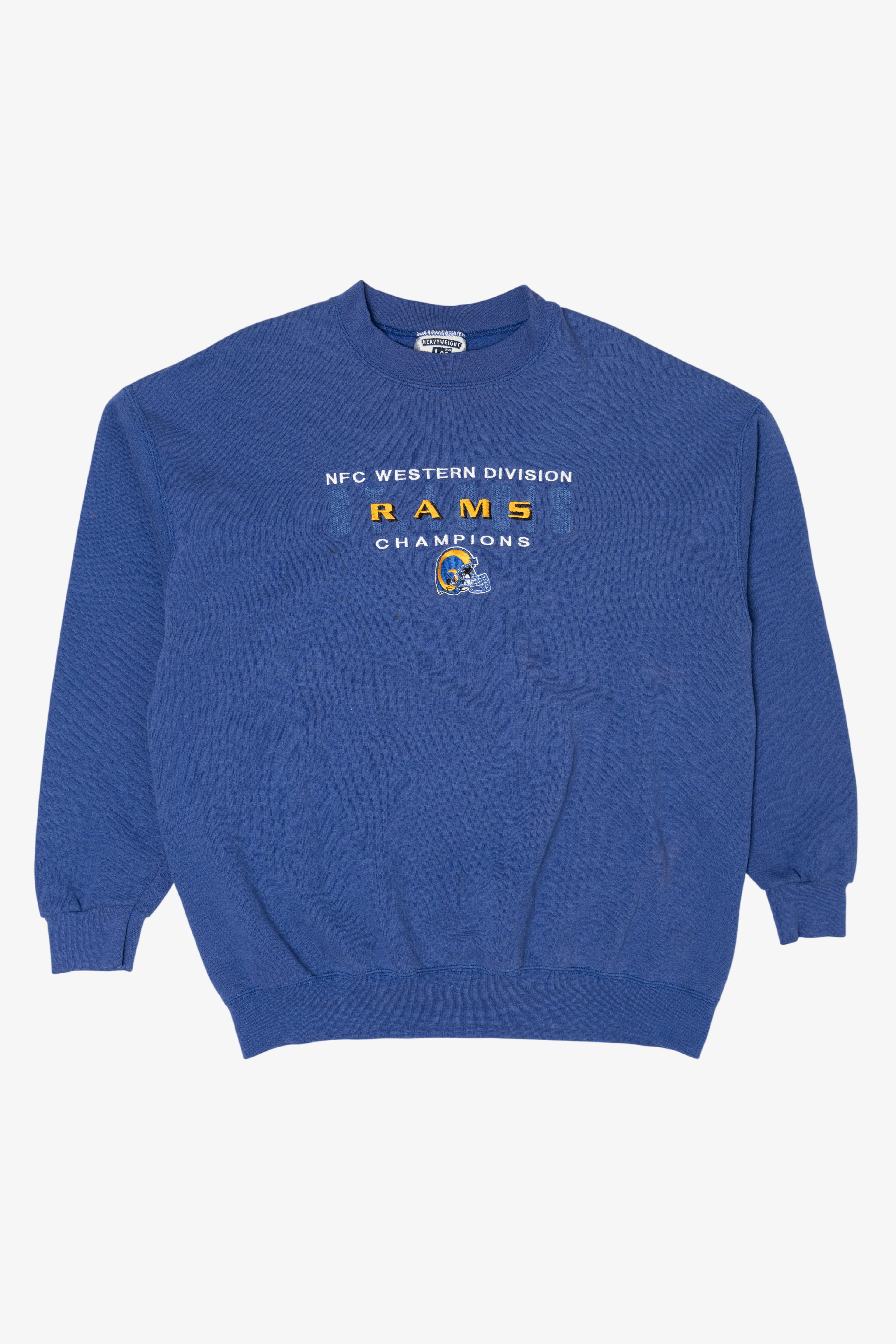 Vintage Saint Louis Rams NFC Western Division Champions Sweatshirt (1990s)