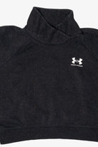 Black Speckled Under Armour Wrap Neck Sweatshirt (2010s)
