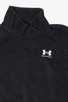 Black Speckled Under Armour Wrap Neck Sweatshirt (2010s)