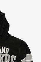 Black NFL Team Apparel Youth Oakland Raiders Hooded Sweatshirt (2010s)