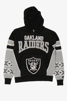 Black NFL Team Apparel Youth Oakland Raiders Hooded Sweatshirt (2010s)