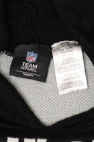 Black NFL Team Apparel Youth Oakland Raiders Hooded Sweatshirt (2010s)