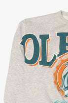 Vintage Light Gray Miami Dolphins Spell Out Sweatshirt (1990s)