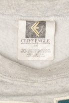 Vintage Light Gray Miami Dolphins Spell Out Sweatshirt (1990s)