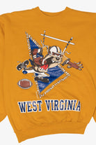 Vintage Taz Looney Tunes West Virginia University Football Sweatshirt (1990s)