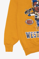 Vintage Taz Looney Tunes West Virginia University Football Sweatshirt (1990s)