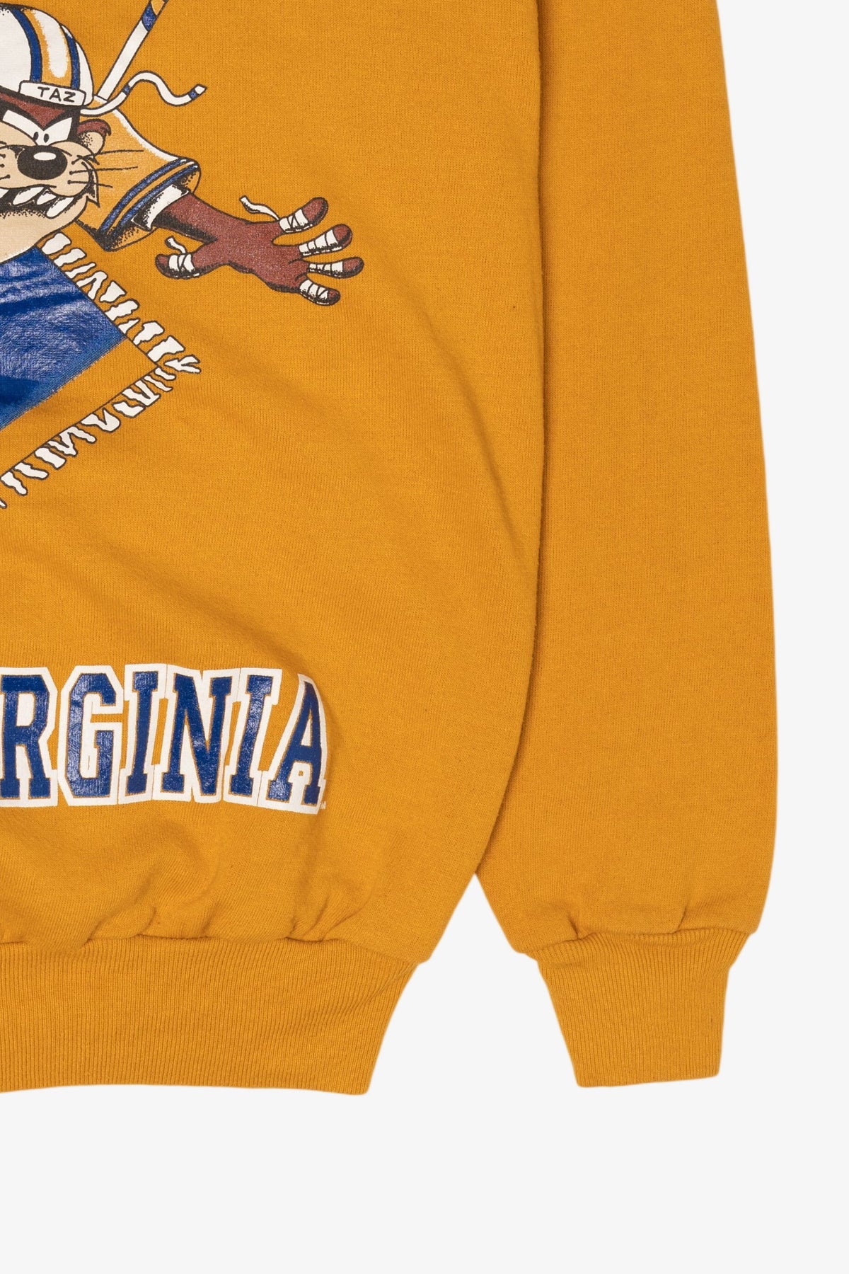 Vintage Taz Looney Tunes West Virginia University Football Sweatshirt (1990s)