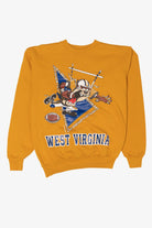 Vintage Taz Looney Tunes West Virginia University Football Sweatshirt (1990s)