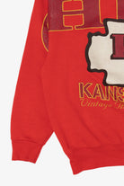 Vintage Red Kanas City Chiefs Spell Out Sweatshirt (1990s)