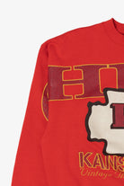 Vintage Red Kanas City Chiefs Spell Out Sweatshirt (1990s)