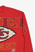 Vintage Red Kanas City Chiefs Spell Out Sweatshirt (1990s)