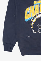 Vintage Navy Blue San Diego Chargers Sweatshirt (1990s)
