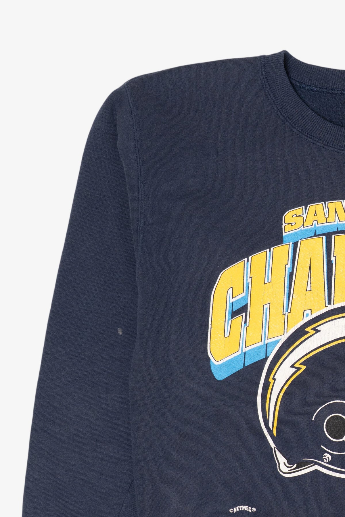Vintage Navy Blue San Diego Chargers Sweatshirt (1990s)