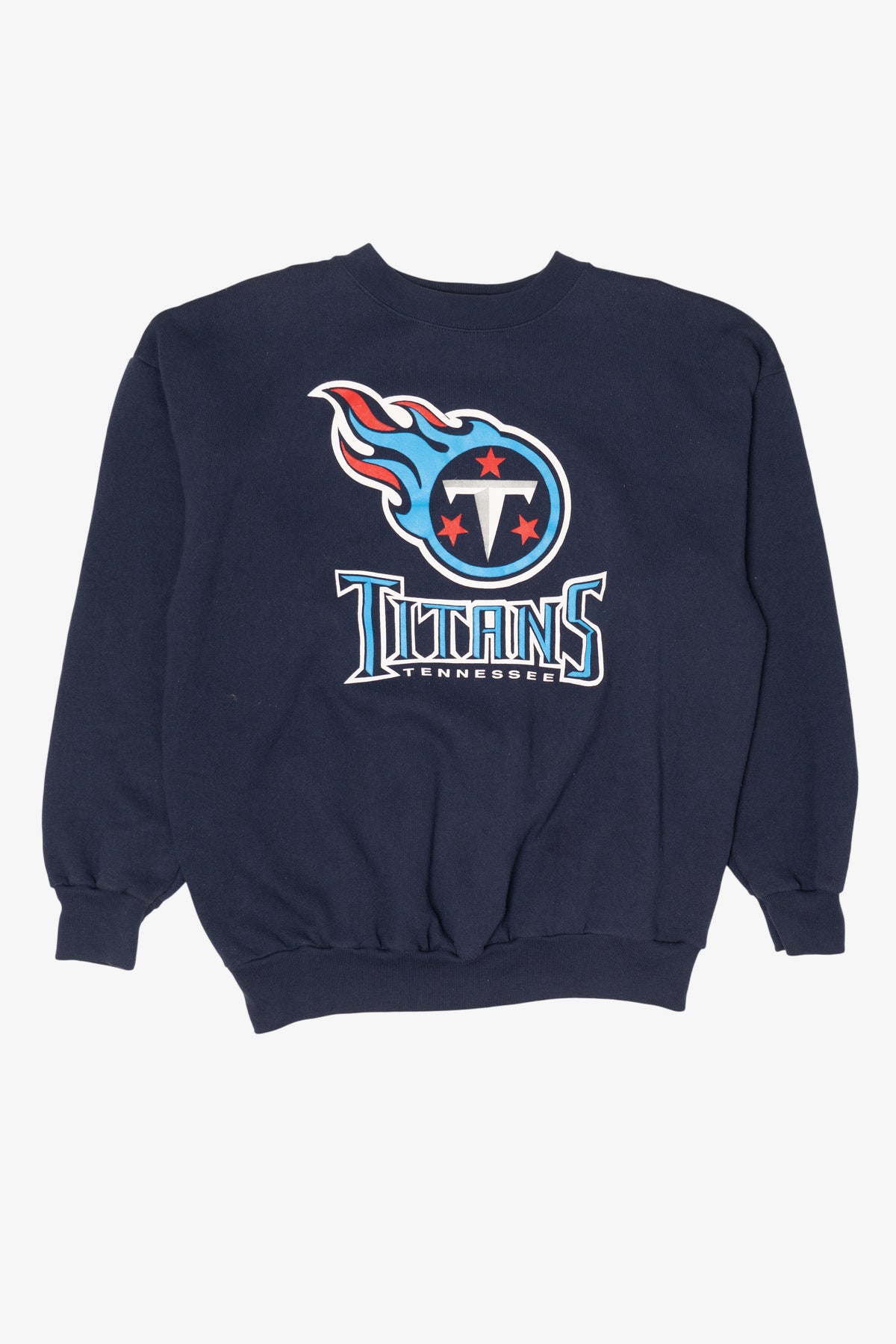 Vintage Navy Blue Tennessee Titans Sweatshirt (1990s)