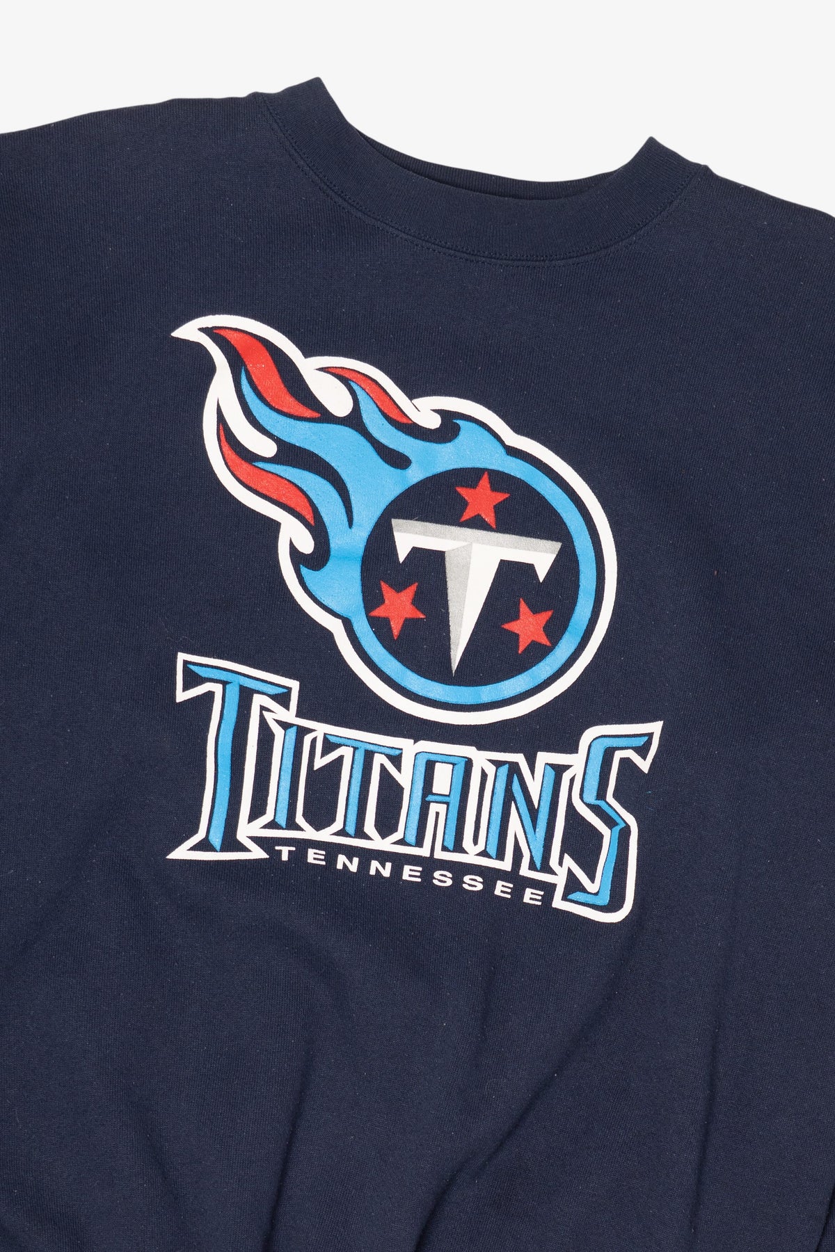 Vintage Navy Blue Tennessee Titans Sweatshirt (1990s)