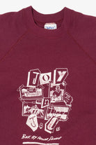 Vintage Burgundy Joy N J.C Raglan Sweatshirt (1980s)