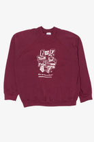 Vintage Burgundy Joy N J.C Raglan Sweatshirt (1980s)