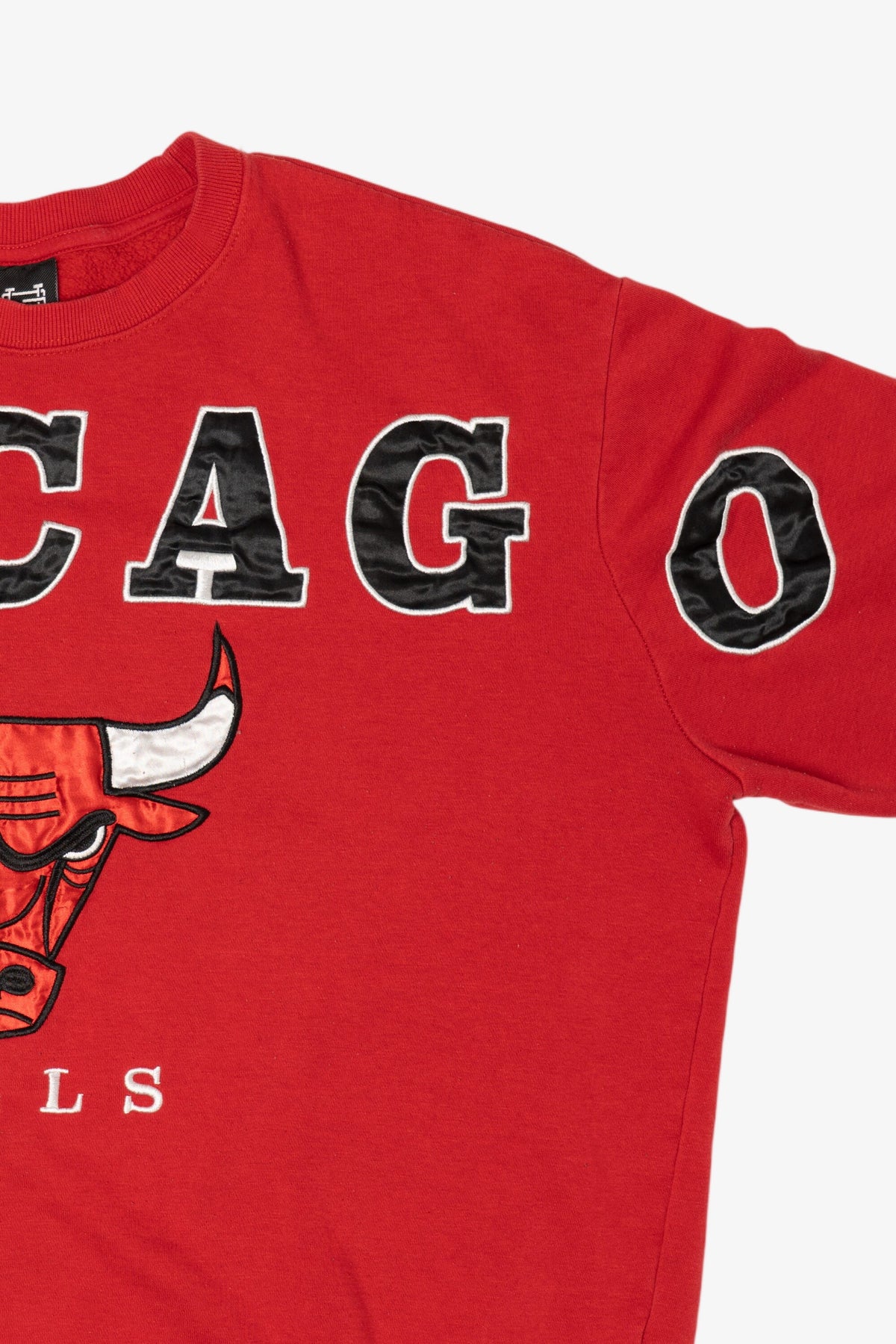 Red Chicago Bulls Spell Out Sweatshirt (2010s)