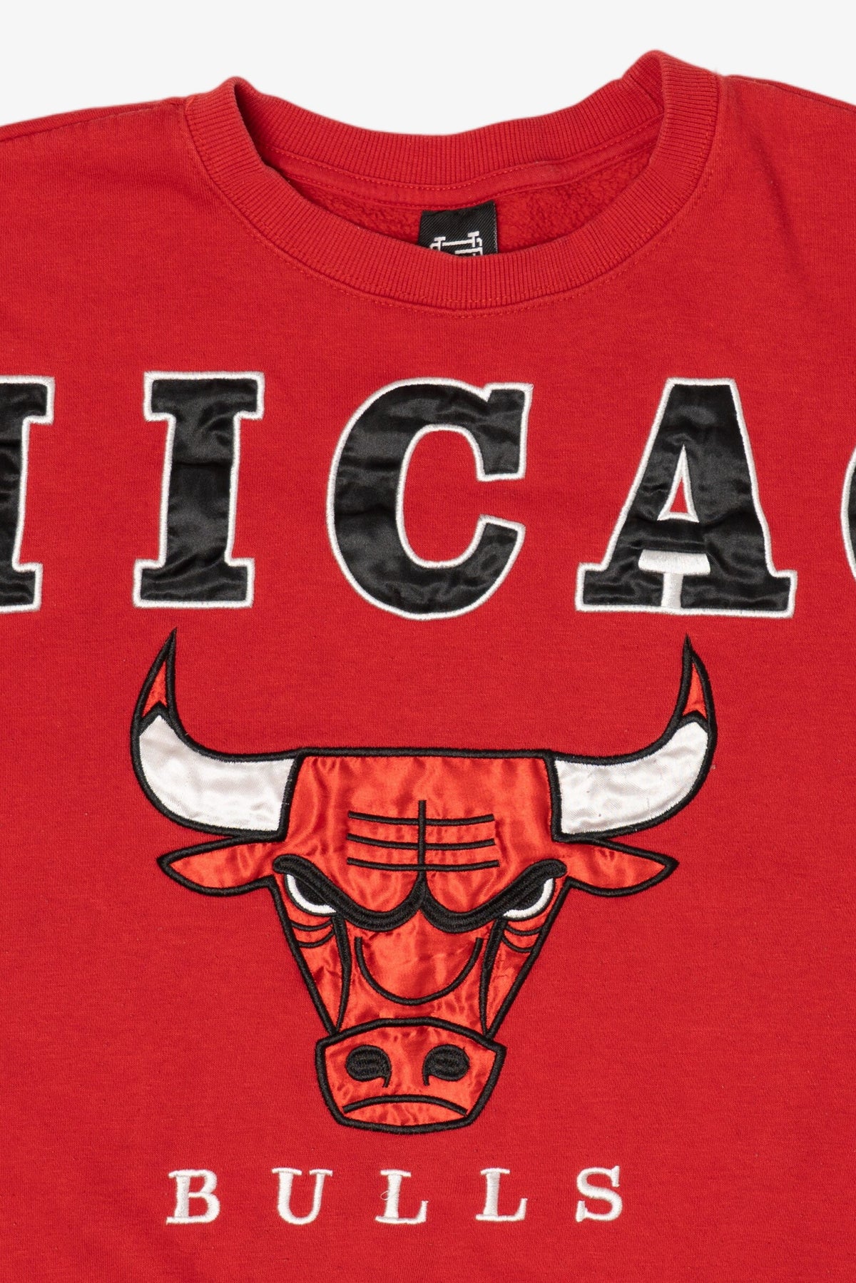 Red Chicago Bulls Spell Out Sweatshirt (2010s)