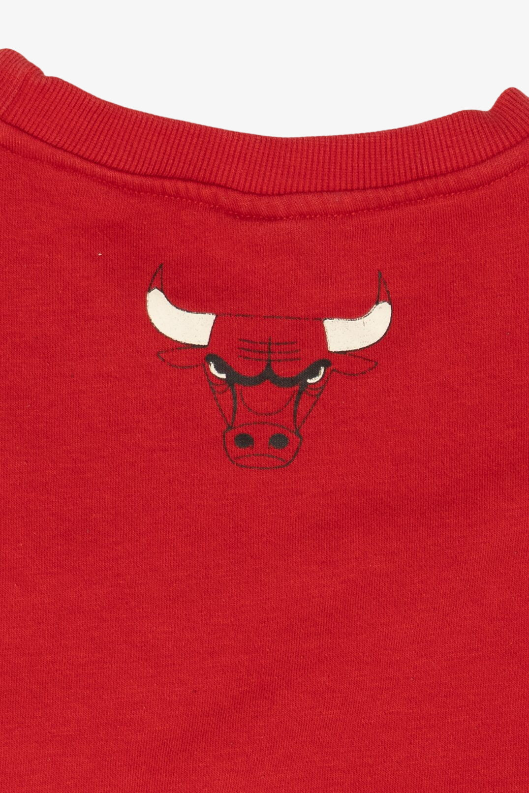 Red Chicago Bulls Spell Out Sweatshirt (2010s)