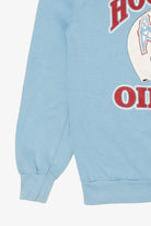 Vintage Light Blue Houston Oilers NFL Raglan Sweatshirt (1980s)