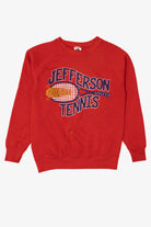 Vintage Red Jefferson Tennis Raglan Sweatshirt (1990s)